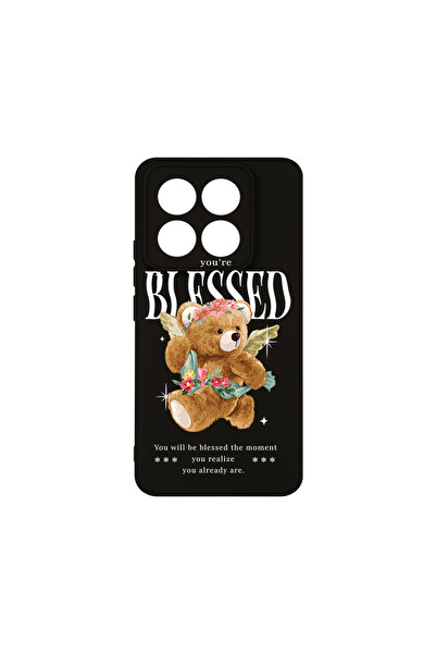 bestcase Husă premium din silicon pentru Xiaomi 14 Pro, Teddy Bear Blessed, P...