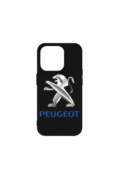 bestcase Θήκη σιλικόνης Premium για Apple iPhone 15 Pro, λογότυπο Peugeot, PB...
