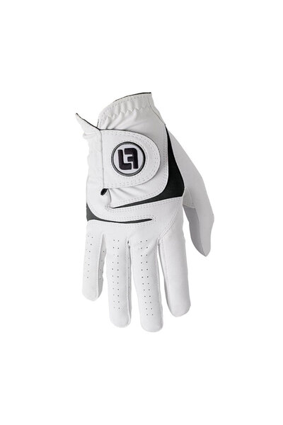 FootJoy 66246 WeatherSof Erkek Golf Eldiveni Beyaz/Siyah Sağ L