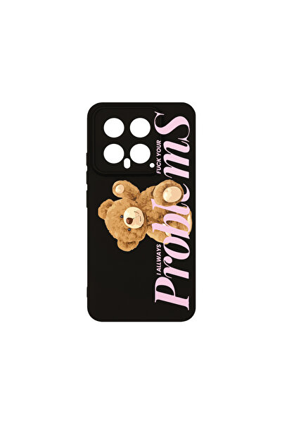 bestcase Husă premium din silicon pentru Xiaomi 14, Teddy Bear - Problemele t...