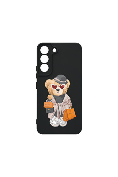 bestcase Husă premium din silicon pentru Samsung Galaxy S22, Teddy Bear Shopp...