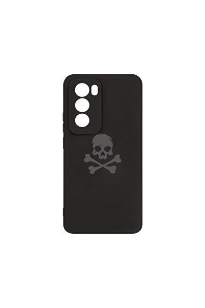 bestcase Премиум силиконов калъф за Oppo Reno12 Pro, Череп, PB 1473