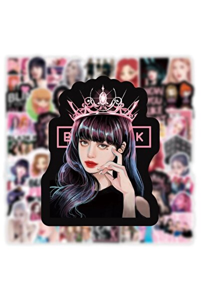 Hediyeni Al Blackpink illustration Sticker Seti | Laptop Ajanda Notebook Tabl...
