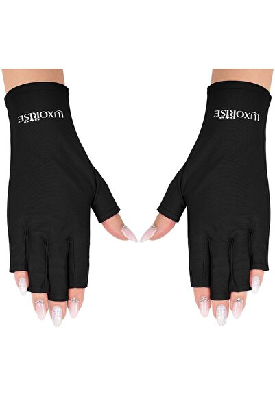 LUXORISE UV Protection Gloves, Black, universal size