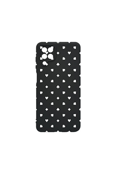 bestcase Carcasă premium din silicon pentru Samsung Galaxy A12 / Galaxy M12, model simplu de poker, PB 1449