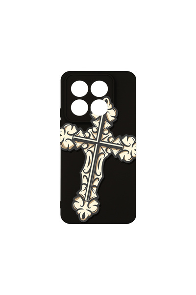 bestcase Husă premium din silicon pentru Xiaomi 14 Pro, Cross, PB 1783