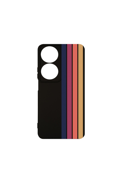 bestcase Carcasă premium din silicon pentru Honor X7b, linii retro, PB 1478