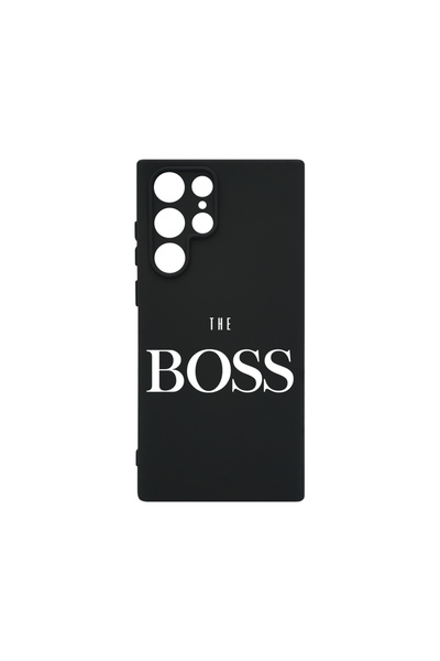bestcase Husă premium din silicon pentru Samsung Galaxy S22 Ultra, The Boss, ...