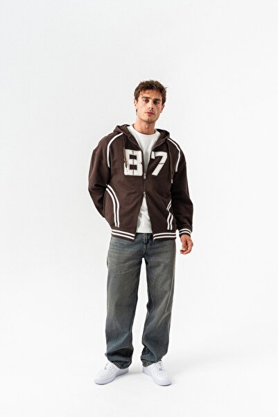 go gang own 87 Суитшърт с качулка и цип