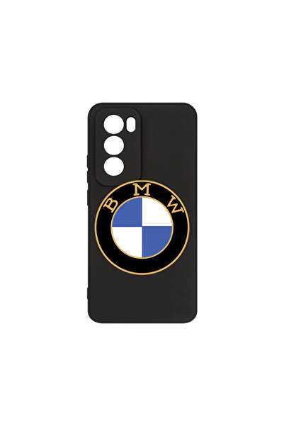 bestcase Husă premium din silicon pentru Oppo Reno12, logo BMW classic, PB 1751