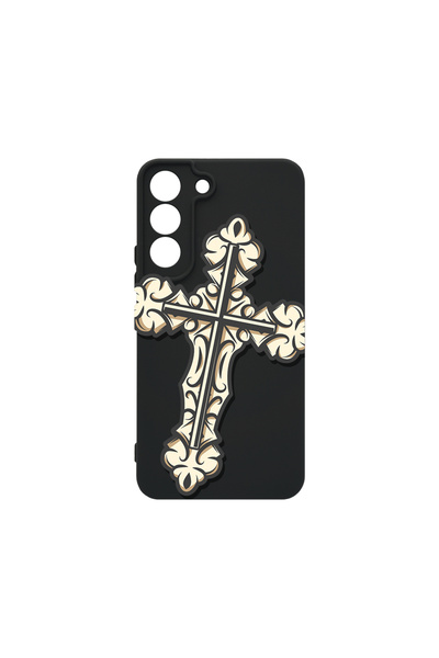 bestcase Premium Silicone Case For Samsung Galaxy S22, Cross, PB 1783