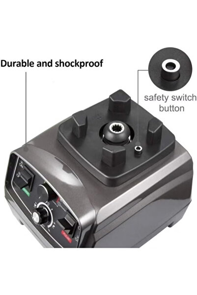 Denx 1800W Motor Blends Smoothly - 2L Glass Jar for Juicer, Ice Crusher, Electric Grinder | DX1783