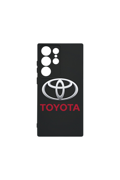 bestcase Husă premium din silicon pentru Samsung Galaxy S23 Ultra, logo Toyot...