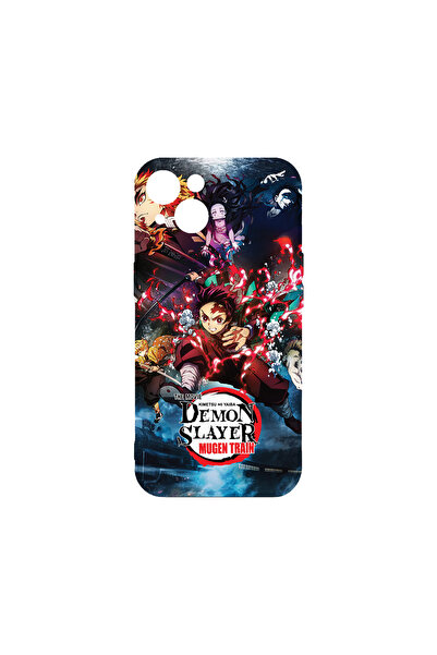 bestcase Carcasă premium din silicon pentru Apple iPhone 13, Demon Slayer, PB...