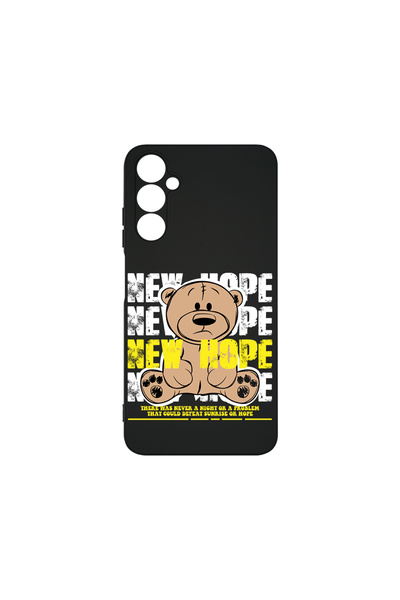 bestcase Husă premium din silicon pentru Samsung Galaxy M34, Teddy Bear New H...
