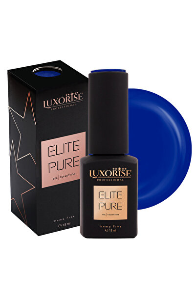 LUXORISE Semi-permanent nail polish Hema Free ELITE PURE- Celestial Blue, 15ml