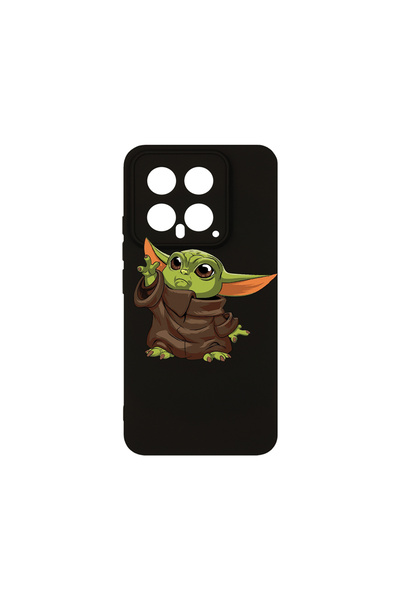 bestcase Husă premium din silicon pentru Xiaomi 14, Baby Yoda, PB 1635