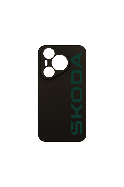 bestcase Husă premium din silicon pentru Huawei Pura 70 Pro, logo Skoda, PB 1714