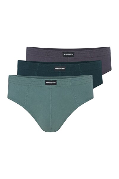 Henderson Men's Slip Briefs 3-Pack 100% Cotton Comfortable Everyday Use | Classic 1446