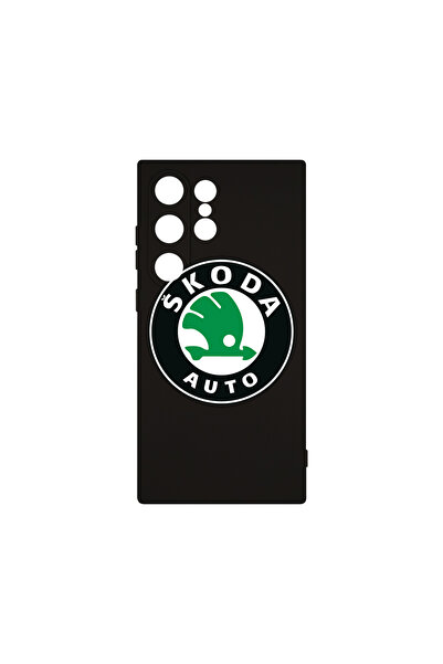bestcase Husă premium din silicon pentru Samsung Galaxy S24 Ultra, logo Skoda...