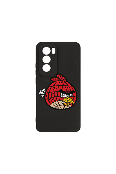 bestcase Θήκη σιλικόνης Premium για Oppo Reno12, Καλλιγραφία Angry Bird, PB 1514