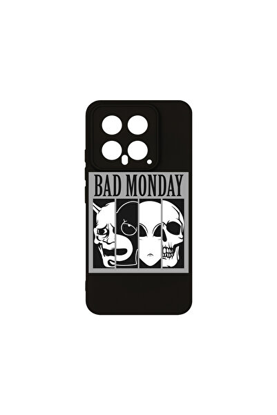 bestcase Carcasă premium din silicon pentru Xiaomi 14, Bad Monday, PB 1587
