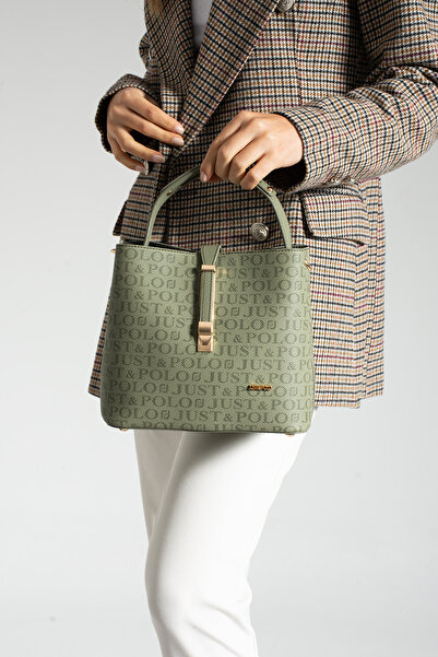 Just Polo Women's New Season Green Shoulder Bag