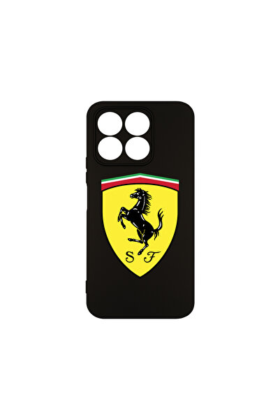 bestcase Carcasă premium din silicon pentru Honor X8B, logo Ferrari, PB 1774