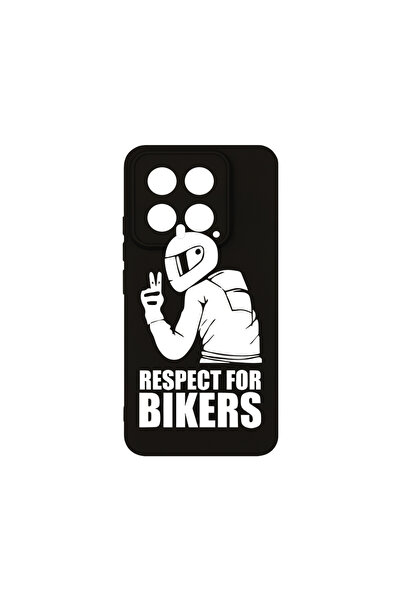 bestcase Θήκη σιλικόνης Premium για Xiaomi 14, Respect For Bikers, PB 1669