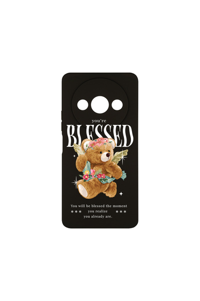 bestcase Carcasă premium din silicon pentru Xiaomi Redmi A3, Teddy Bear Bless...