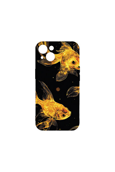 bestcase Carcasă premium din silicon pentru Apple iPhone 15 Plus, Peștișori a...