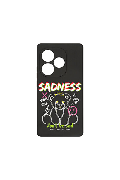 bestcase Husă premium din silicon pentru Realme GT 6, Teddy Bear Sadness, PB ...
