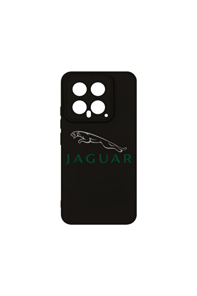 bestcase Husă premium din silicon pentru Xiaomi 14, logo Jaguar, PB 1761
