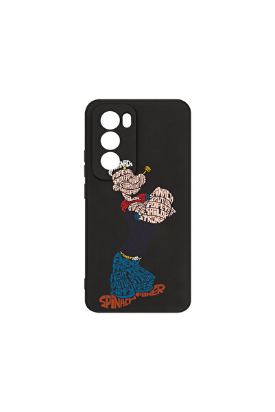 bestcase Carcasă premium din silicon pentru Oppo Reno12 Pro, Calligraphy Pope...