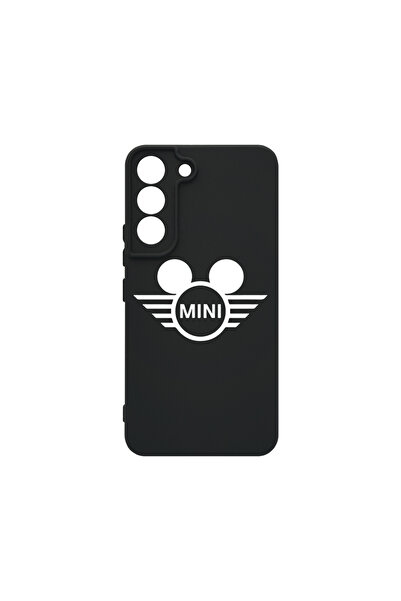 bestcase Husă premium din silicon pentru Samsung Galaxy S22, logo mini amuzan...
