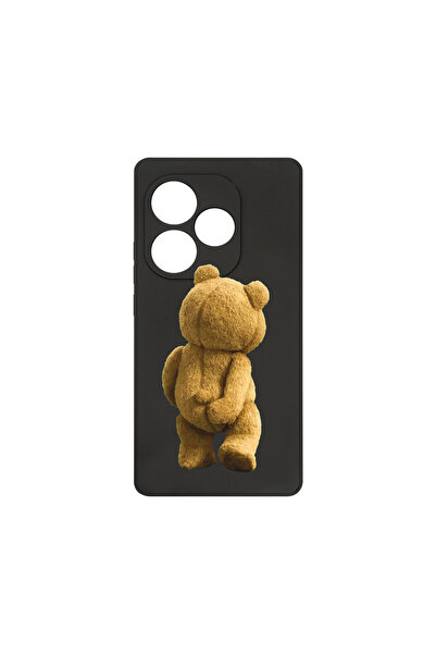 bestcase Husă premium din silicon pentru Realme GT 6, Teddy Bear Hidden Shot,...