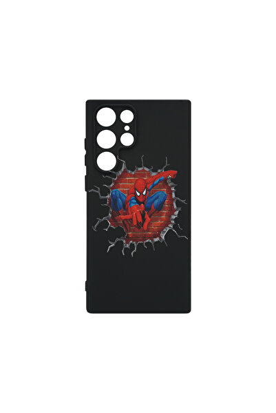 bestcase Carcasă premium din silicon pentru Samsung Galaxy S22 Ultra, SpiderM...