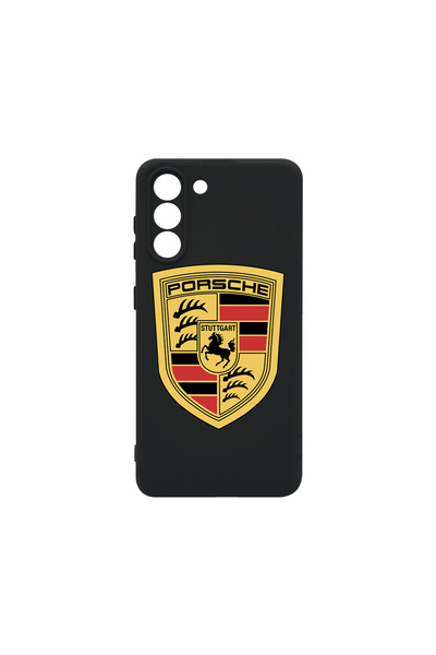 bestcase Carcasă premium din silicon pentru Samsung Galaxy S21, logo Porsche, PB 1722