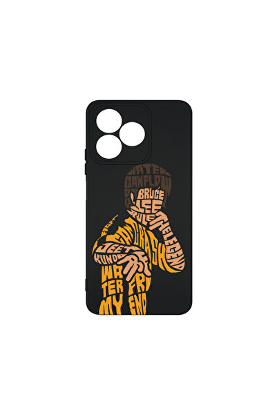 bestcase Θήκη σιλικόνης Premium για Xiaomi Redmi 13, Καλλιγραφία Bruce Lee, P...