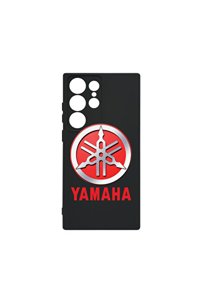 bestcase Husă premium din silicon pentru Samsung Galaxy S23 Ultra, logo Yamah...