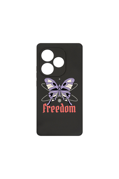 bestcase Husă premium din silicon pentru Realme GT 6, Freedom - Butterfly, PB...