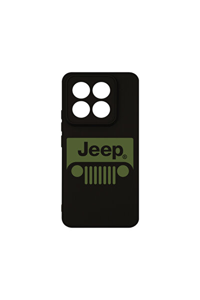 bestcase Husă premium din silicon pentru Xiaomi 14 Pro, logo Jeep, PB 1739
