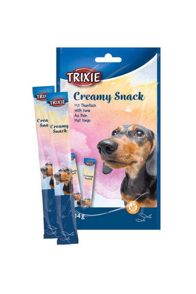Trixie Creamy Snack with Tuna Dog Treat 5X14G