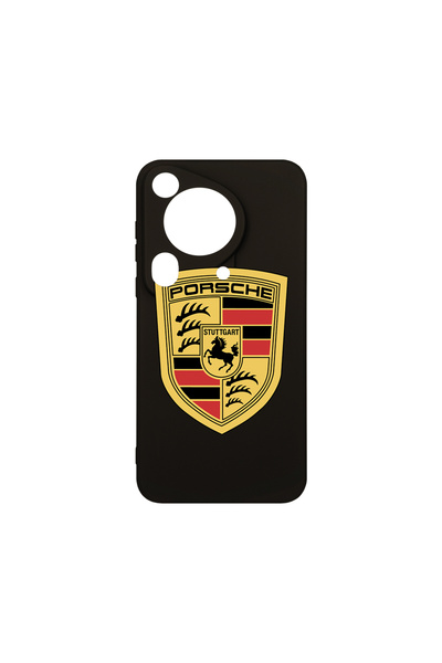 bestcase Husă premium din silicon pentru Huawei Pura 70 Ultra, logo Porsche, PB 1722