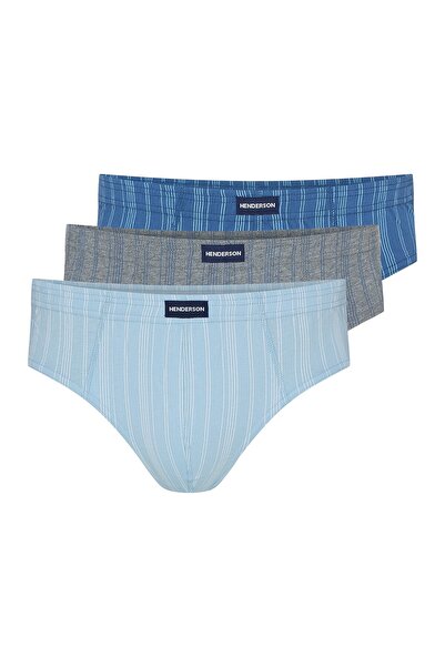 Henderson Men's Slip Briefs 3-Pack 100% Cotton Comfortable Everyday Use | Classic 1446
