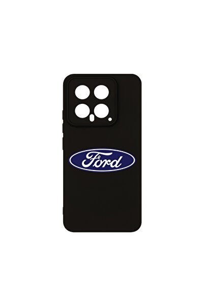 bestcase Husă premium din silicon pentru Xiaomi 14, logo Ford, PB 1745