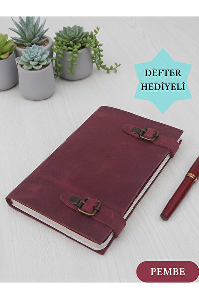 Leather Anatolia Hakiki Deri Defter Kılıfı, Defter Hediyeli Deri Defter Kılıf...