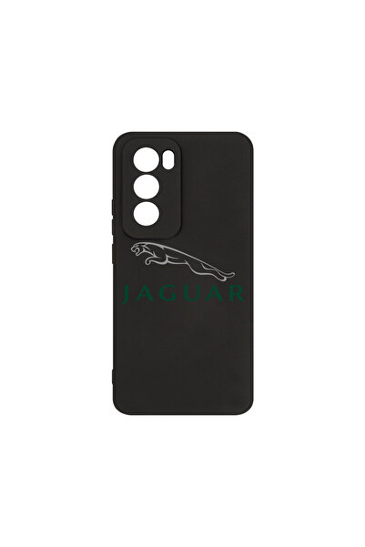 bestcase Husă premium din silicon pentru Oppo Reno12 Pro, logo Jaguar, PB 1761