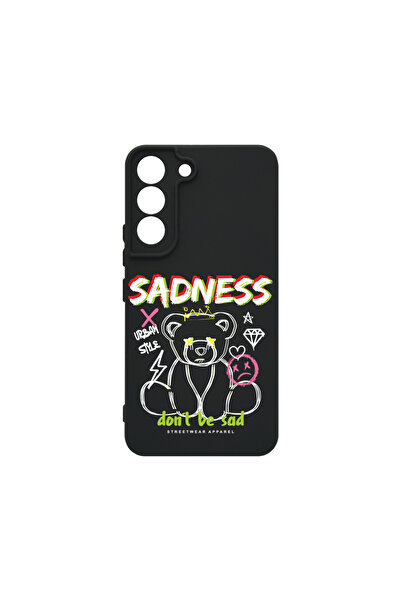 bestcase Carcasă premium din silicon pentru Samsung Galaxy S22, Teddy Bear Sa...