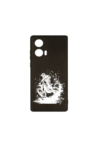 bestcase Husă premium din silicon pentru Motorola Moto G04, MotoCross, PB 1451